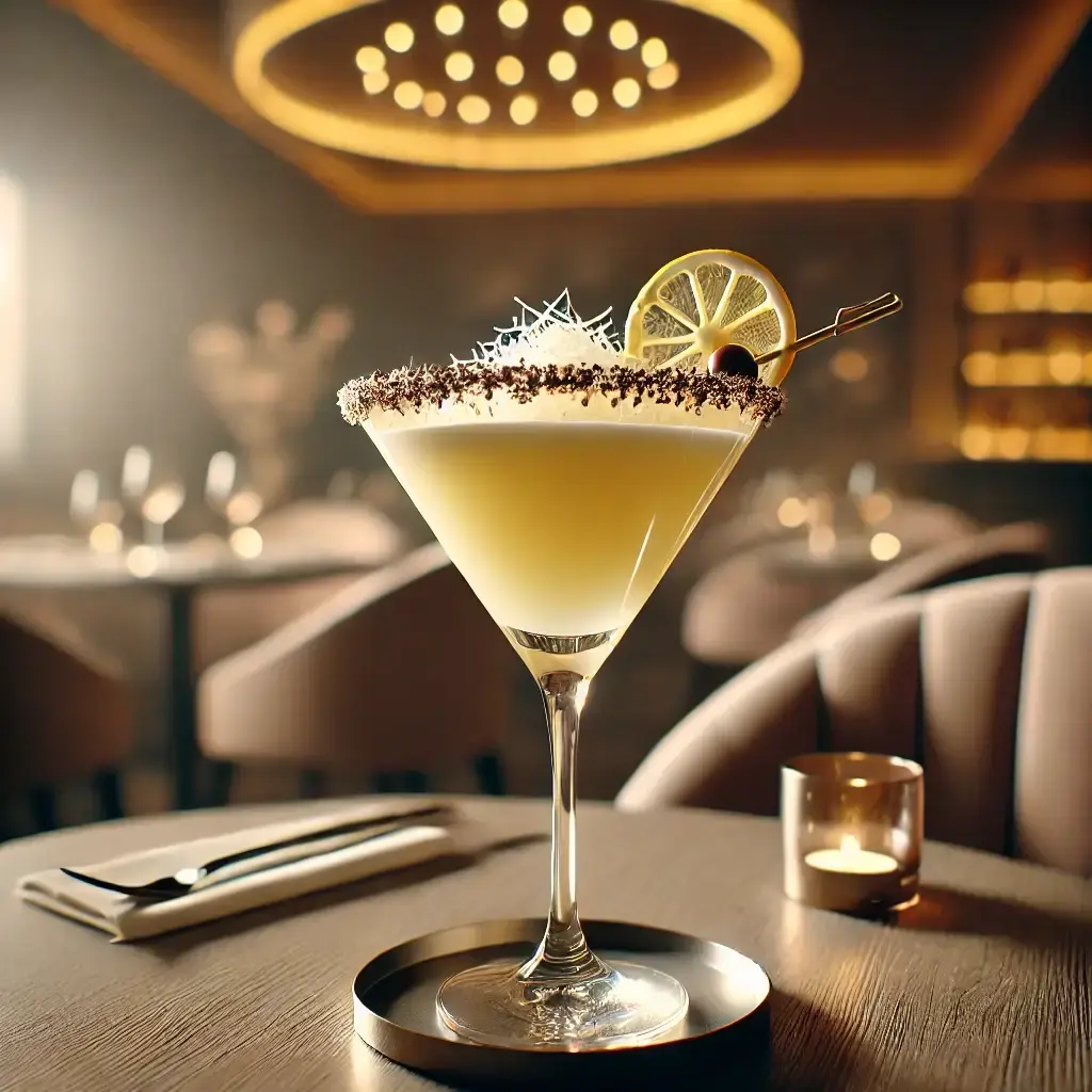 Romantische limoncello martini cocktail voor Valentijnsdag van Good Guys Limoncello