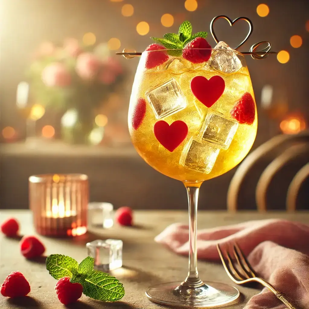 Romantische limoncello spritz cocktail voor Valentijnsdag van Good Guys Limoncello