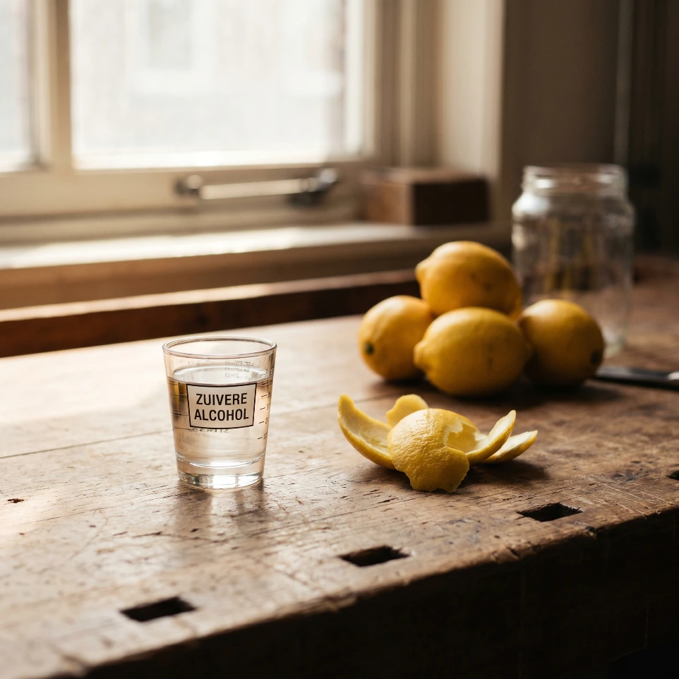 Neutrale alcohol voor de infusie