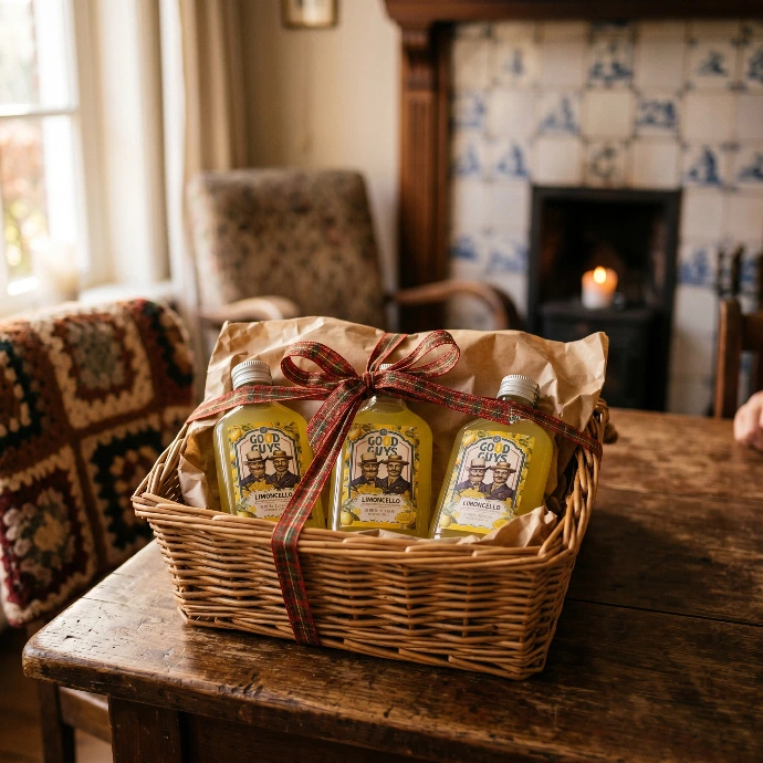 Good Guys Limoncello in een geschenkmand