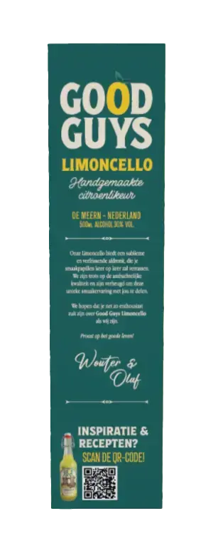 Good Guys Limoncello 500ml beugelfles in luxe cadeauverpakking