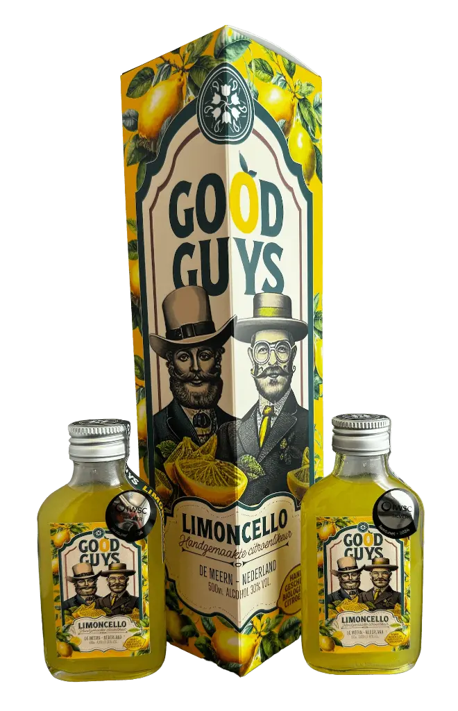 good-guys-limoncello-lemon-love-pack-2x-100ml-zakflacon-1x-500ml-beugelfles-geschenkverpakking.webp