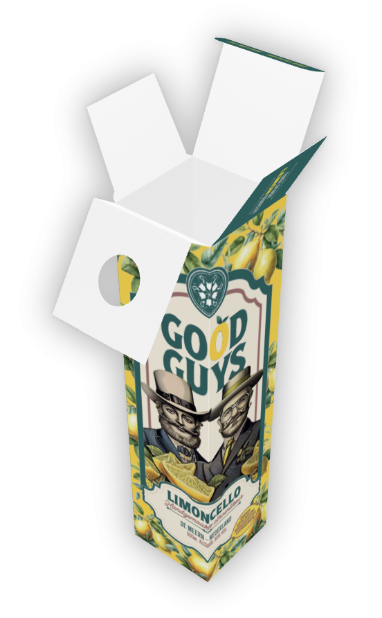 Good Guys Limoncello 500ml beugelfles in luxe cadeauverpakking